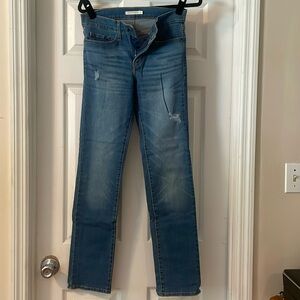 Distressed Levi Jeans